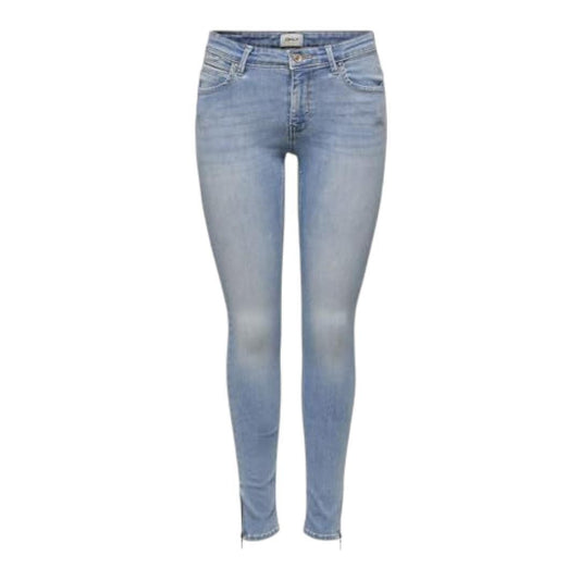 Buy-Ladies Super Stretchy Super Skinny Ankle Grazer Detailed Denim Jeans | Zip Detail | "Phela" - A Grade-Online-in South Africa-on Zalemart