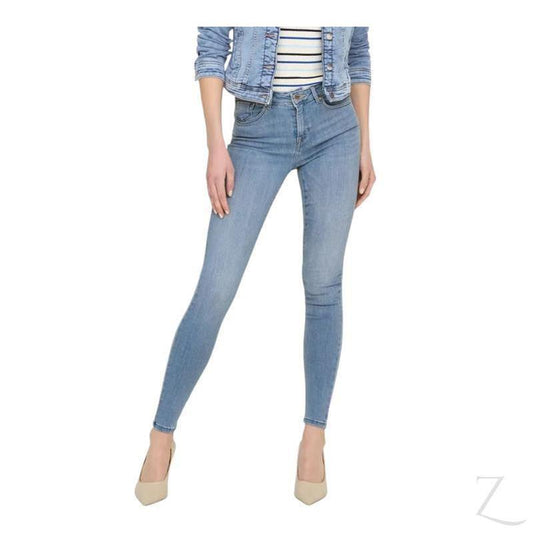 Buy-Ladies Super Stretchy Super Skinny Push Up Denim Jeans | Plain | "Phela" - A Grade-Light Blue-30-Regular-Online-in South Africa-on Zalemart