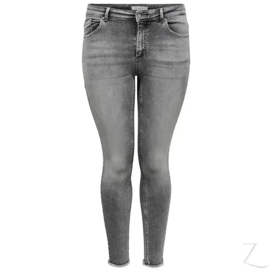 Buy-Ladies Super Stretchy Super Skinny Raw Hem Denim Jeans | Big Sizes | "Phela" - B Grade-Online-in South Africa-on Zalemart
