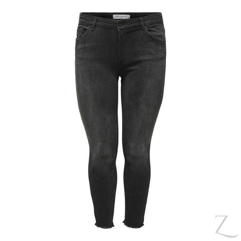 Buy-Ladies Super Stretchy Super Skinny Raw Hem Denim Jeans | Plus Sizes | "Phela"-Online-in South Africa-on Zalemart