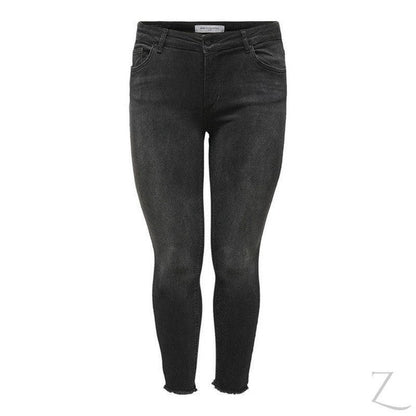 Buy-Ladies Super Stretchy Super Skinny Raw Hem Denim Jeans | Plus Sizes | "Phela"-Online-in South Africa-on Zalemart