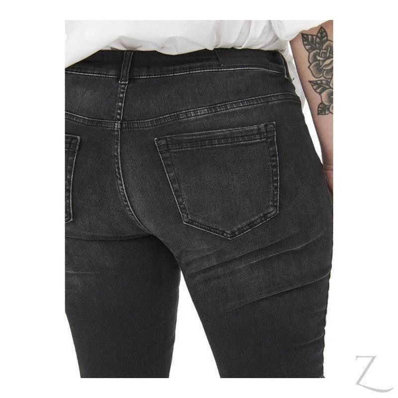 Buy-Ladies Super Stretchy Super Skinny Raw Hem Denim Jeans | Plus Sizes | "Phela"-Online-in South Africa-on Zalemart