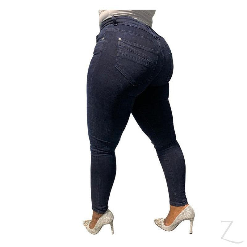 Buy-Ladies Super Stretchy Super Skinny Strong Denim Jeans | Long Length | "Kuni"-Online-in South Africa-on Zalemart