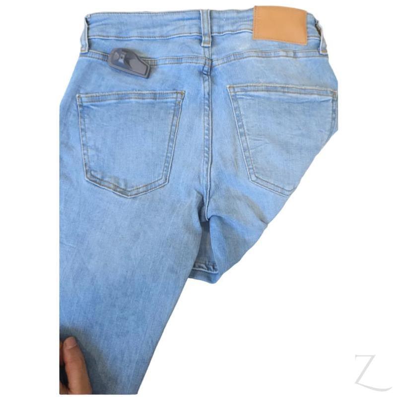 Buy-Ladies Super Stretchy Super Skinny Strong Denim Jeans | Slit Hem | "Zia" - A Grade-Online-in South Africa-on Zalemart