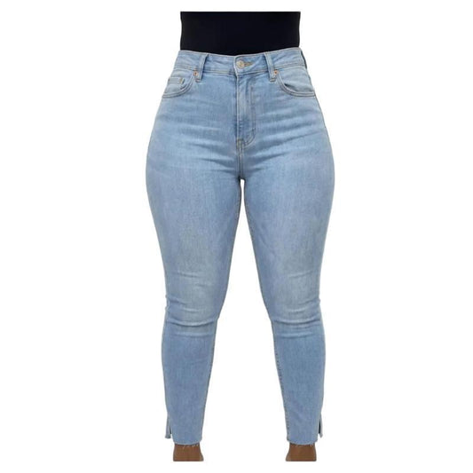 Buy-Ladies Super Stretchy Super Skinny Strong Denim Jeans | Slit Hem | "Zia"-A Grade-Online-in South Africa-on Zalemart