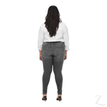 Buy-Ladies Super Stretchy Super Skinny Strong Denim Jeans | Zip Detail | "Phela" - A Grade-Online-in South Africa-on Zalemart