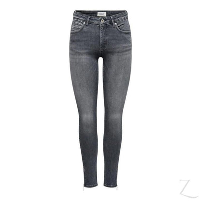 Buy-Ladies Super Stretchy Super Skinny Strong Denim Jeans | Zip Detail | "Phela" - A Grade-Online-in South Africa-on Zalemart