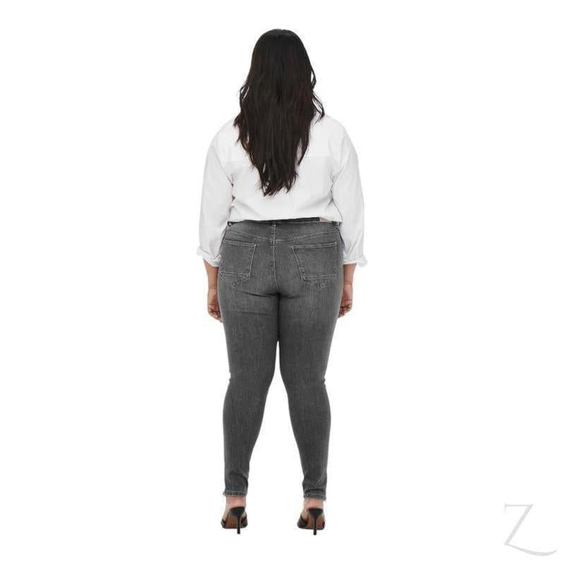 Buy-Ladies Super Stretchy Super Skinny Strong Denim Jeans | Zip Detail | "Phela" - B Grade-Online-in South Africa-on Zalemart