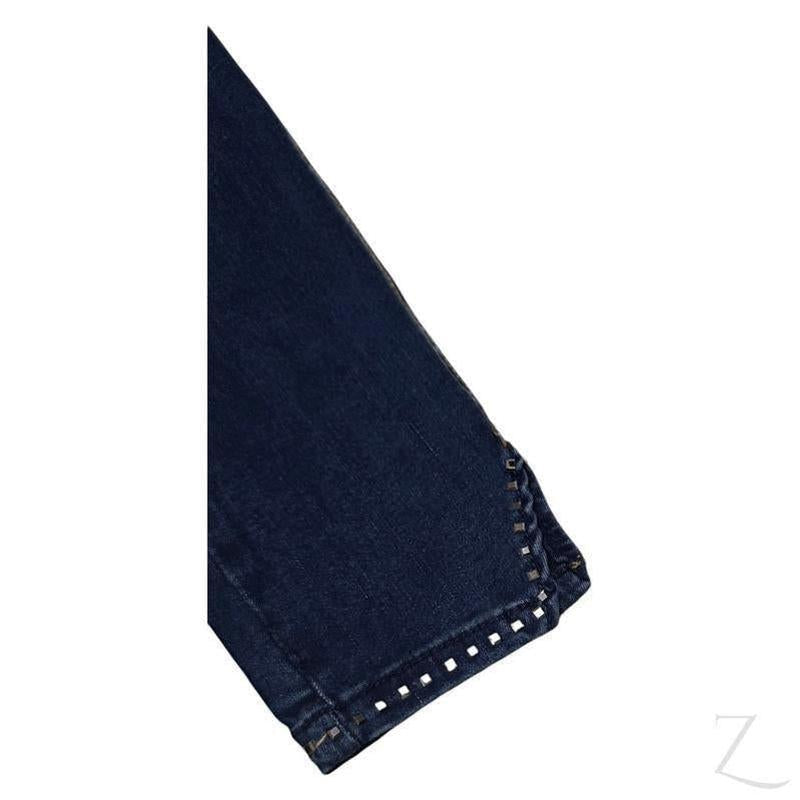 Buy-Ladies Super Stretchy Super Skinny Strong Push-Up Denim Jeans | Studded Hem | "Gugu" - A Grade-Online-in South Africa-on Zalemart