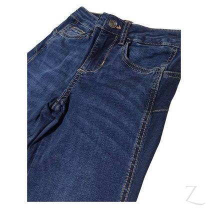 Buy-Ladies Super Stretchy Super Skinny Strong Push-Up Denim Jeans | Studded Hem | "Gugu" - A Grade-Online-in South Africa-on Zalemart