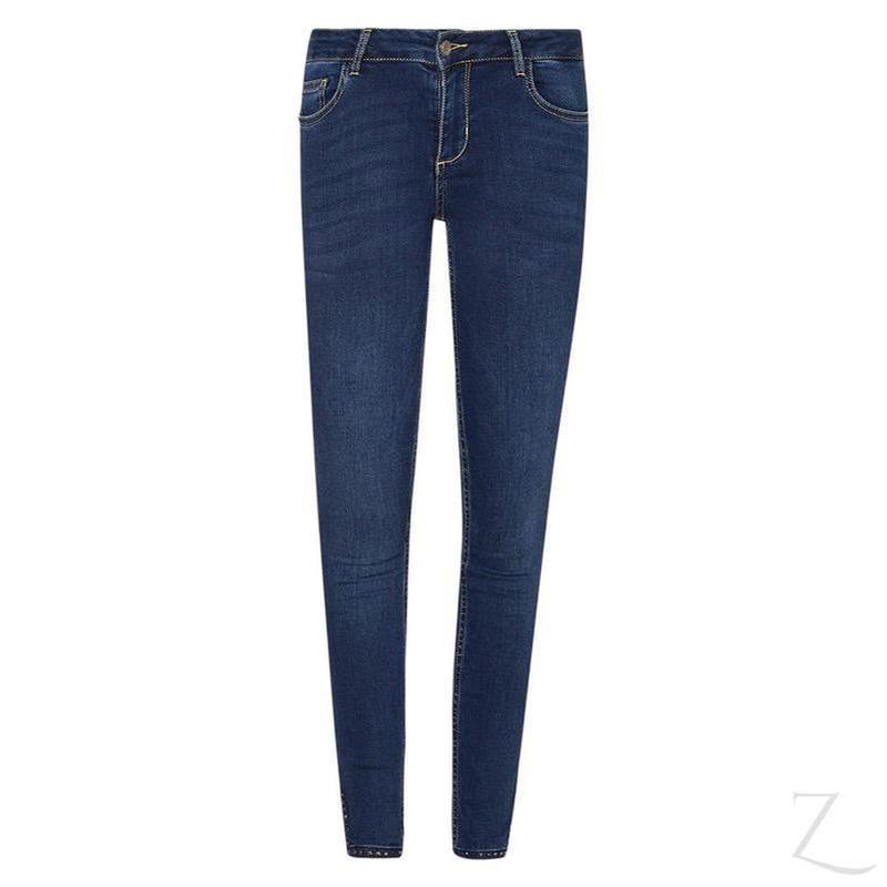 Buy-Ladies Super Stretchy Super Skinny Strong Push-Up Denim Jeans | Studded Hem | "Gugu" - A Grade-Online-in South Africa-on Zalemart