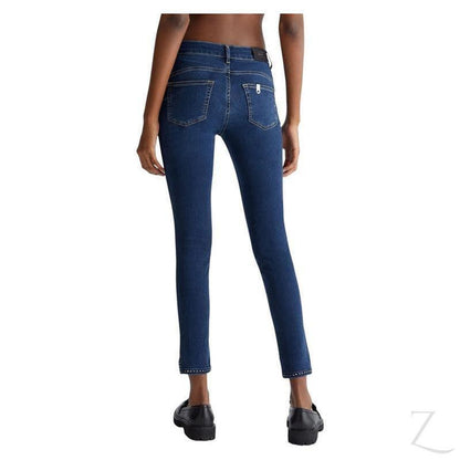 Buy-Ladies Super Stretchy Super Skinny Strong Push-Up Denim Jeans | Studded Hem | "Gugu" - A Grade-Online-in South Africa-on Zalemart