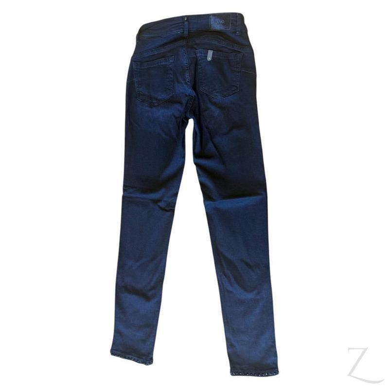 Buy-Ladies Super Stretchy Super Skinny Strong Push-Up Denim Jeans | Studded Hem | "Gugu" - A Grade-Online-in South Africa-on Zalemart