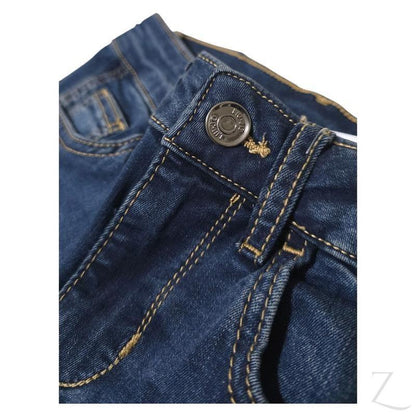 Buy-Ladies Super Stretchy Super Skinny Strong Push-Up Denim Jeans | Studded Hem | "Gugu" - A Grade-Online-in South Africa-on Zalemart