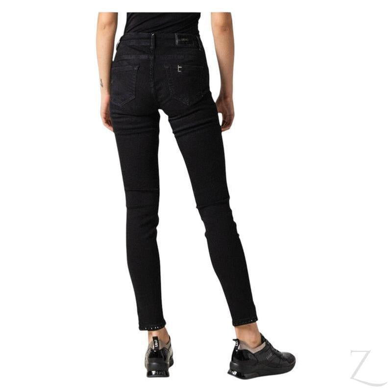 Buy-Ladies Super Stretchy Super Skinny Strong Push-Up Denim Jeans | Studded Hem | "Gugu" - B Grade-Online-in South Africa-on Zalemart