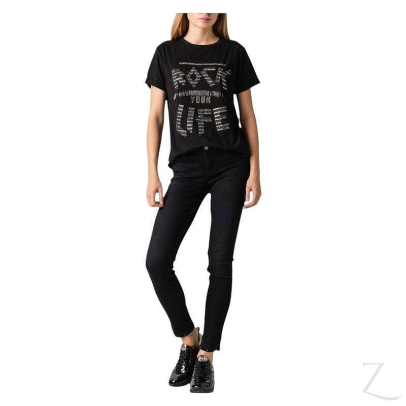 Buy-Ladies Super Stretchy Super Skinny Strong Push-Up Denim Jeans | Studded Hem | "Gugu" - B Grade-Online-in South Africa-on Zalemart