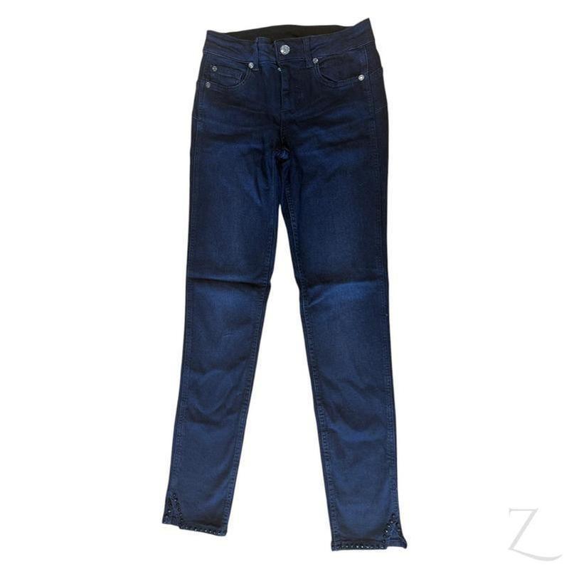 Buy-Ladies Super Stretchy Super Skinny Strong Push-Up Denim Jeans | Studded Hem | "Gugu" - B Grade-Online-in South Africa-on Zalemart
