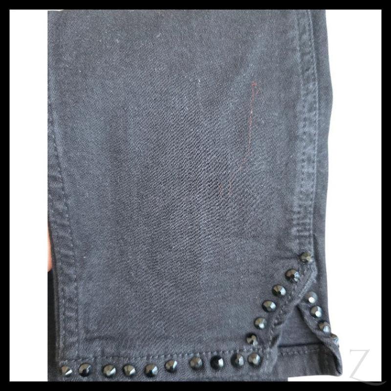 Buy-Ladies Super Stretchy Super Skinny Strong Push-Up Denim Jeans | Studded Hem | "Gugu" - B Grade-Online-in South Africa-on Zalemart