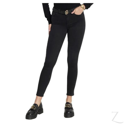 Buy-Ladies Super Stretchy Super Skinny Strong Push-Up Jeans | Detailed Pocket | "Gugu" - A Grade-Black-24-Online-in South Africa-on Zalemart