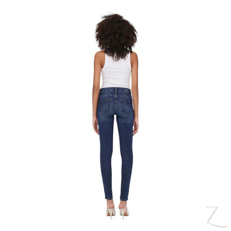 Buy-Ladies Super Stretchy Super Skinny Super Strong Denim Jeans | Zip Detail | "Phela"-Online-in South Africa-on Zalemart