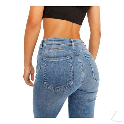 Buy-Ladies Super Stretchy Super Skinny Super Strong Push Up Denim Jeans | Detailed | "Khumba" - B Grade-Online-in South Africa-on Zalemart