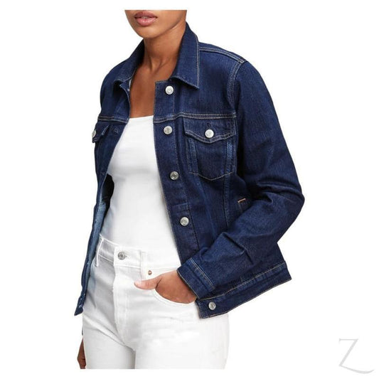 Buy-Ladies Super Strong Icon Denim Jacket | Stretch | "Bobo"-Navy Blue-XXS-Regular-Online-in South Africa-on Zalemart