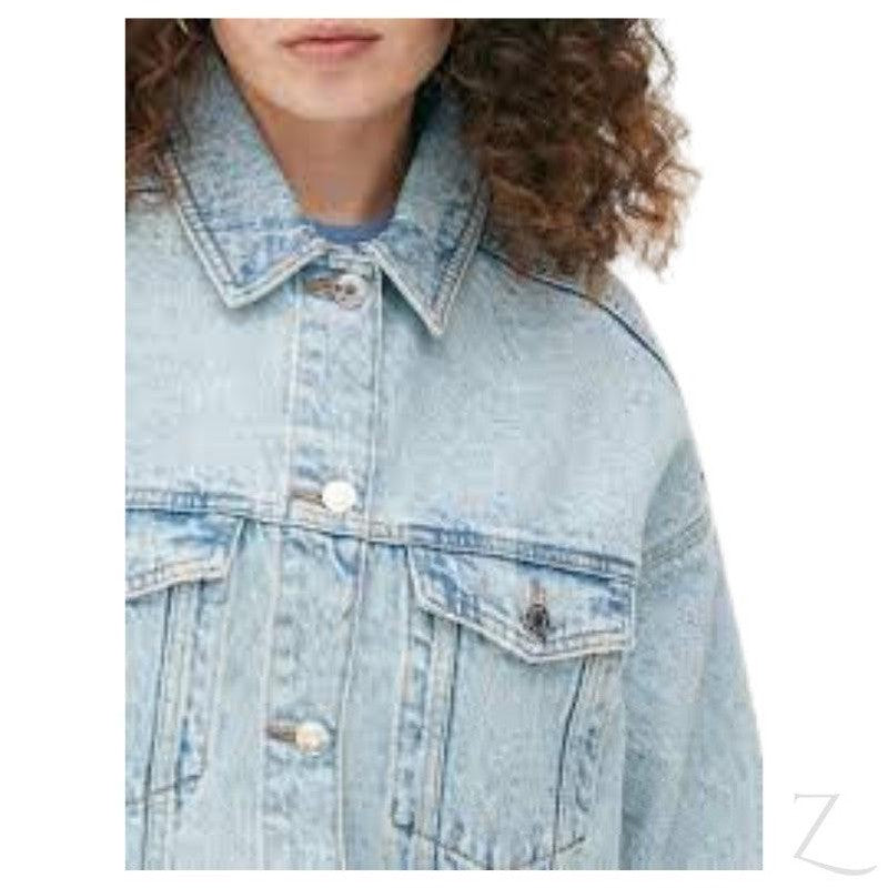 Buy-Ladies Super Strong Oversized Denim Jacket | Plain | "Oola"-Online-in South Africa-on Zalemart