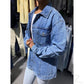 Buy-Ladies Super Strong Oversized Denim Jacket | Plain | "Zia"-Online-in South Africa-on Zalemart