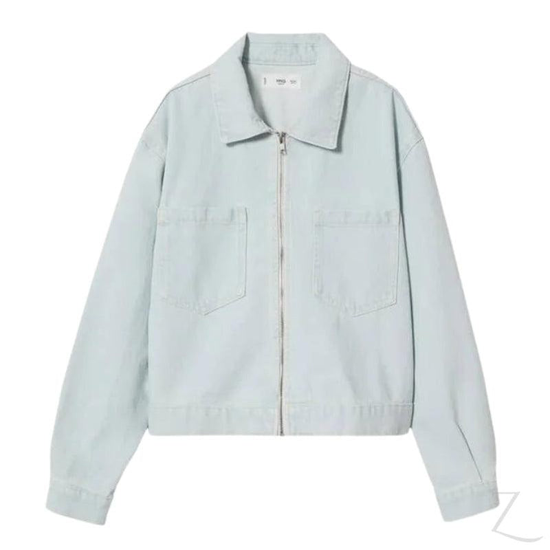 Buy-Ladies Super Strong Patch Pocket Denim Jacket | Plain | "Sithelo"-Online-in South Africa-on Zalemart