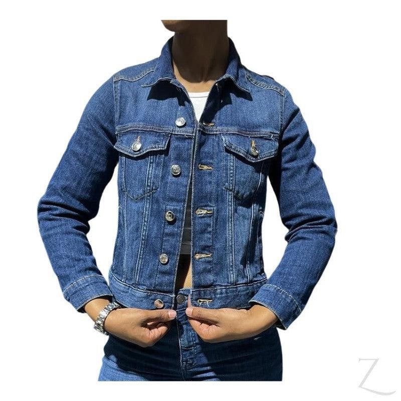 Buy-Ladies Super Strong Short Denim Jacket | Plain | "Futhi"-Online-in South Africa-on Zalemart
