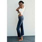 Buy-Ladies Super Strong Stretchy Flared Denim Jeans | Cropped | "Zia"-Online-in South Africa-on Zalemart