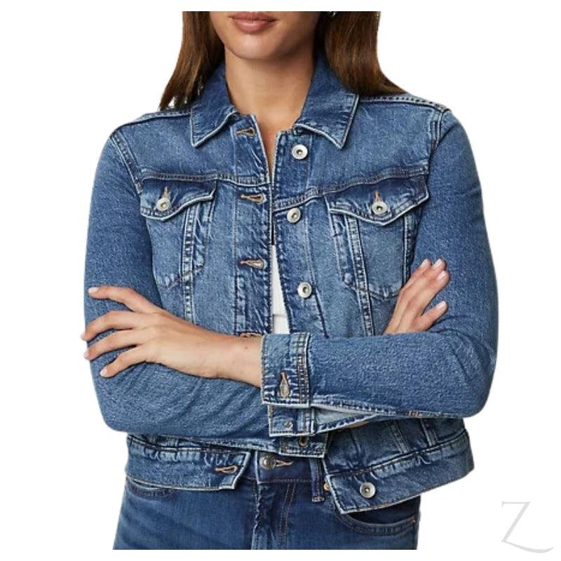 Buy-Ladies Super Strong Stretchy Short Denim Jacket | "MS"-Blue-XS-Online-in South Africa-on Zalemart