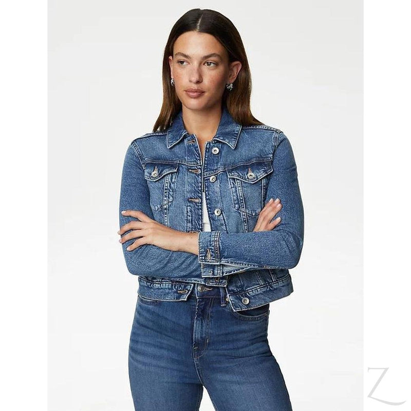 Buy-Ladies Super Strong Stretchy Short Denim Jacket | "MS"-Online-in South Africa-on Zalemart