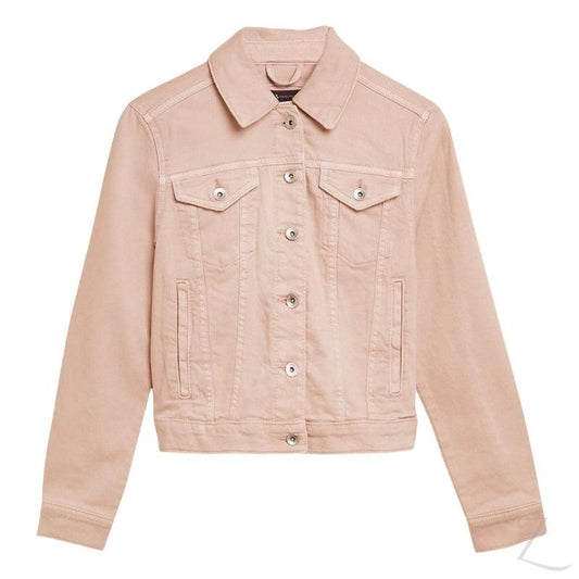 Buy-Ladies Super Strong Stretchy Short Denim Jacket | "MS"-Pink-XS-Online-in South Africa-on Zalemart