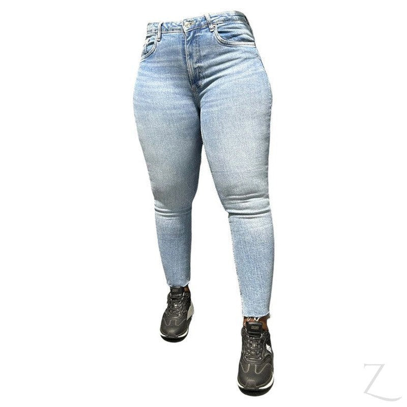 Buy-Ladies Super Strong Stretchy Skinny Denim Jeans | Cropped | "Zia"-Online-in South Africa-on Zalemart