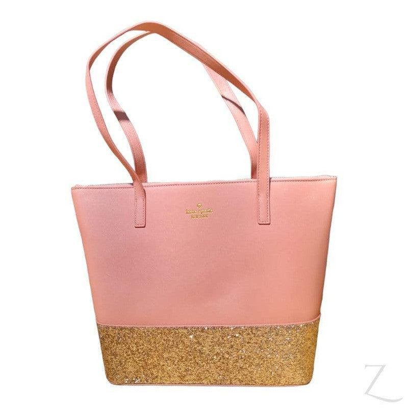 Buy-Ladies Super Strong Tote Bag | Glitter Bottom | "Lavu"-Pink-Online-in South Africa-on Zalemart