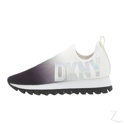 Buy-Ladies Two-Tone Comfort Sneakers | Slip On | "Shaka"-Black & White-2.5-Online-in South Africa-on Zalemart