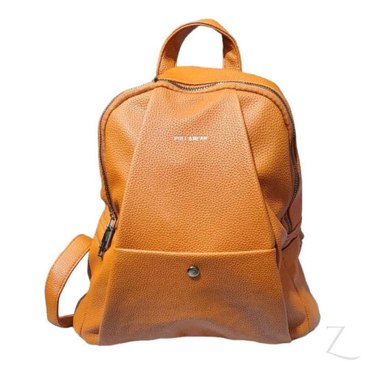 Buy-Ladies Urban Backpack | Front Pocket | "Dube"-Brown-Online-in South Africa-on Zalemart