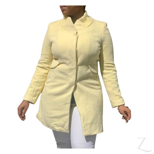 Buy-Ladies Winter Coat | "Mbili"-Yellow-S-Online-in South Africa-on Zalemart