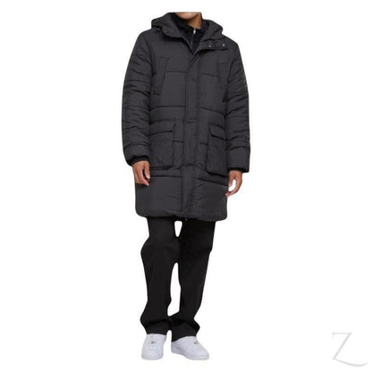 Buy-Men's Long Hooded Puffer Jacket | Taffeta Lined | "Jita" - B Grade-Online-in South Africa-on Zalemart