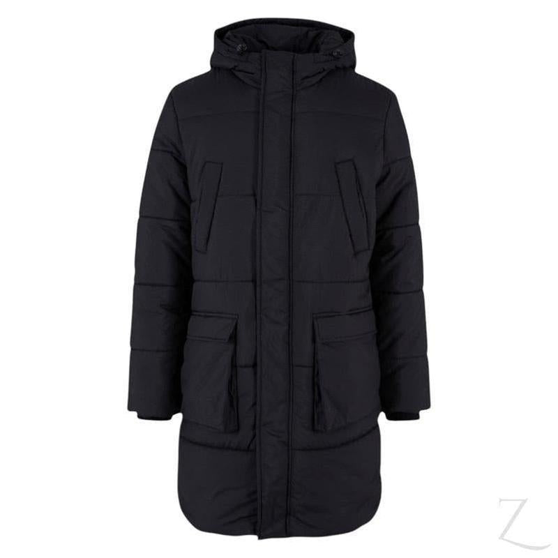 Buy-Men's Long Hooded Puffer Jacket | Taffeta Lined | "Jita" - B Grade-Online-in South Africa-on Zalemart