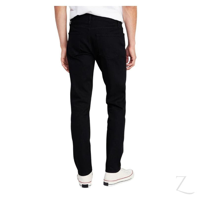 Buy-Men's Relaxed Slim Taper Strong Denim Jeans | Plain | "Samina"-Online-in South Africa-on Zalemart