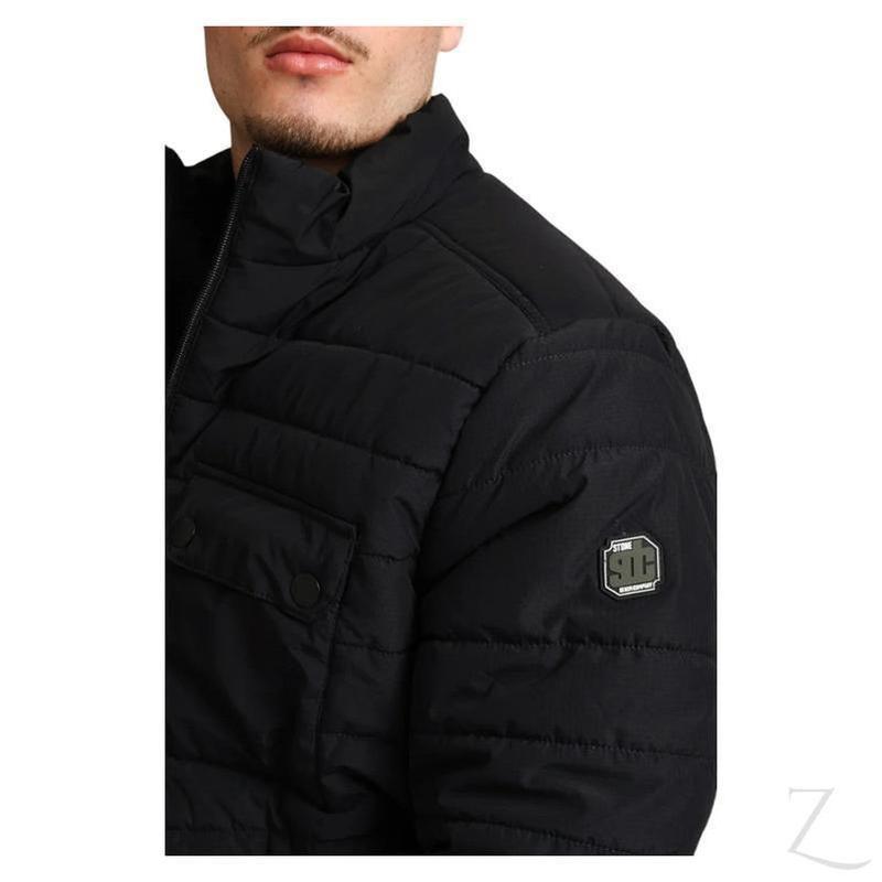 Buy-Men's Strong Funnel-Neck Padded Jacket | Cargo Pockets | "Theku" - A Grade-Online-in South Africa-on Zalemart