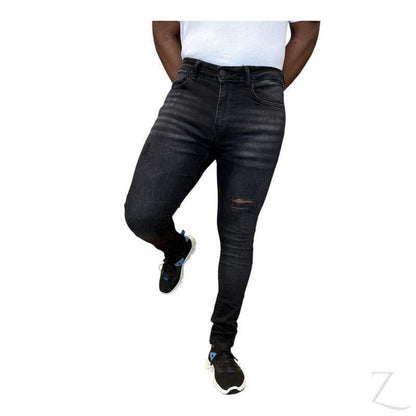 Buy-Men's Super Skinny Strong Stretchy Denim Jeans | Ripped | "Wow" - B Grade-Online-in South Africa-on Zalemart