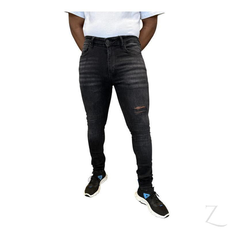 Buy-Men's Super Skinny Strong Stretchy Denim Jeans | Ripped | "Wow" - B Grade-Online-in South Africa-on Zalemart