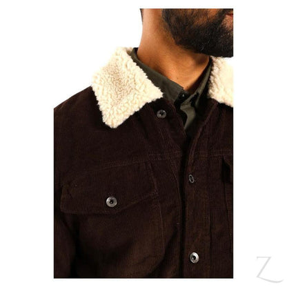 Buy-Men's Super Strong Corduroy Denim Jacket | Sherpa Lining | "Theku" - B Grade-Online-in South Africa-on Zalemart