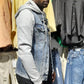 Buy-Men's Super Strong Hooded Denim Jacket | Striped Sleeves | "Cope"-Online-in South Africa-on Zalemart