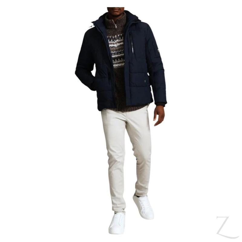 Buy-Men's Super Strong Padded Hoodie Jacket | Zip Pockets | "Theku" - B Grade-Online-in South Africa-on Zalemart