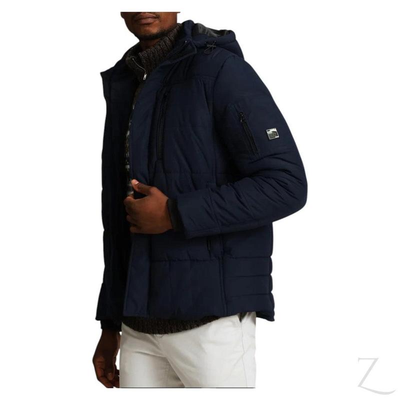 Buy-Men's Super Strong Padded Hoodie Jacket | Zip Pockets | "Theku" - B Grade-Online-in South Africa-on Zalemart