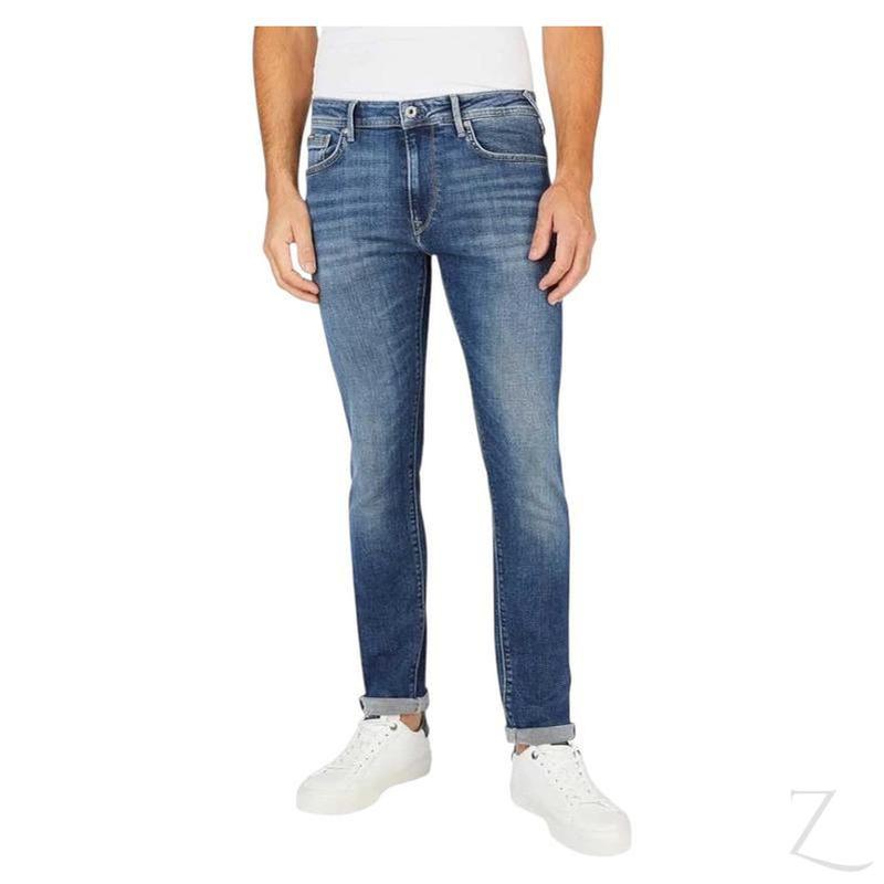 Buy-Men's Super Strong Slightly Stretchy Slim Fit Denim Jeans | Plain | "Kasi" - A Grade-Blue-28-Online-in South Africa-on Zalemart